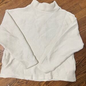 White madewell sweater - size small - only worn a few times!!